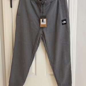 The North Face Men's Charcoal Gray Fleece Joggers